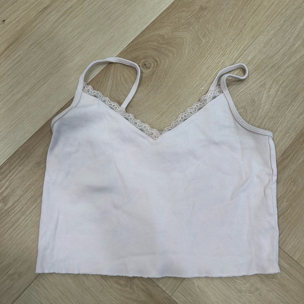 Topshop lace crop top
